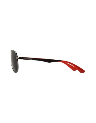 Scuderia Ferrari Online Store - Ray-Ban x Scuderia Ferrari Aviator Carbon Fiber Gunmetal 0RB8313M - Sunglasses