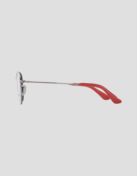 Scuderia Ferrari Online Store - Ray-Ban x Scuderia Ferrari Hexagonal Combo Gunmetal 0RB3548NM - Sunglasses