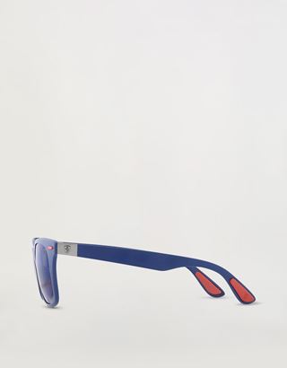 Scuderia Ferrari Online Store - Ray-Ban x Scuderia Ferrari Wayfarer Liteforce Matte Blue 0RB4195M - Sunglasses