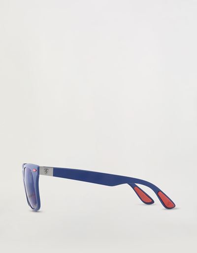 Scuderia Ferrari Online Store - Ray-Ban x Scuderia Ferrari Wayfarer Liteforce Matte Blue 0RB4195M - Sunglasses