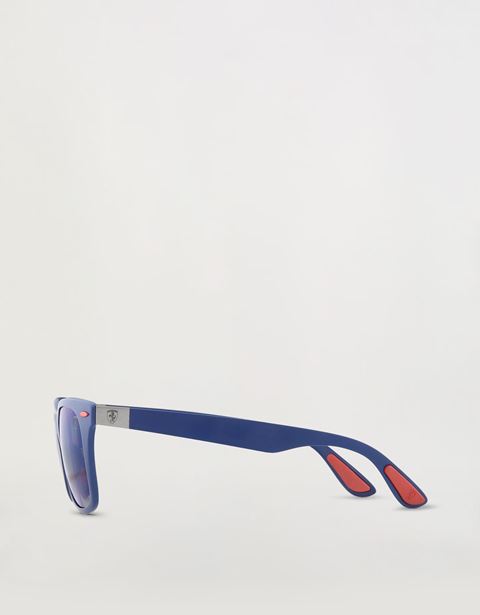 Scuderia Ferrari Online Store - Ray-Ban x Scuderia Ferrari Wayfarer Liteforce Matte Blue 0RB4195M - Sunglasses
