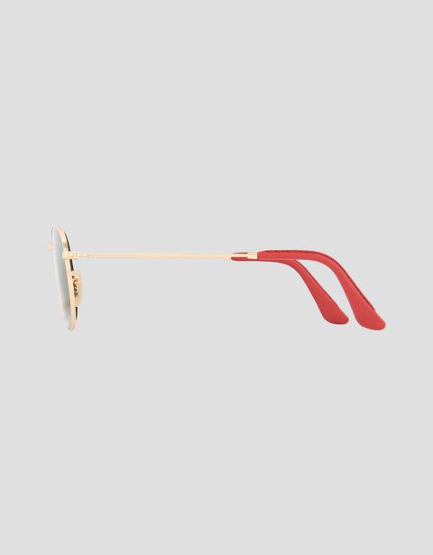 Scuderia Ferrari Online Store - Ray-Ban x Scuderia Ferrari Hexagonal Combo Gold 0RB3548NM -