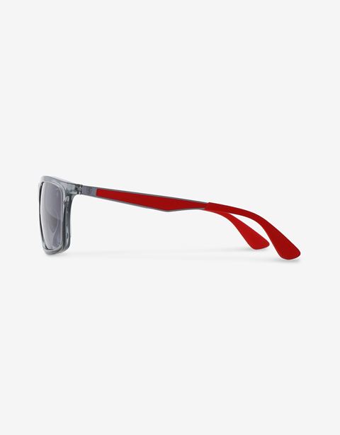 Scuderia Ferrari Online Store - Ray-Ban x Scuderia Ferrari Transparent Gray 0RB4228M - Sunglasses