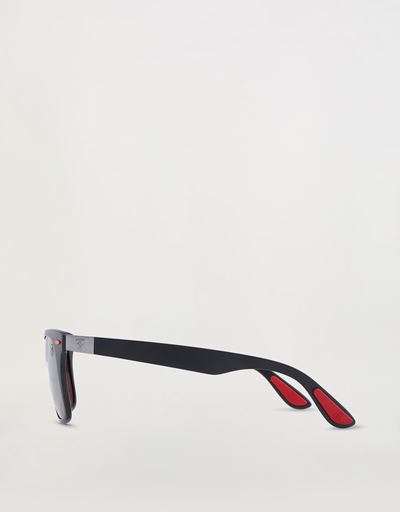 Scuderia Ferrari Online Store - Ray-Ban x Scuderia Ferrari Wayfarer Liteforce Matte Black 0RB4195M - Sunglasses