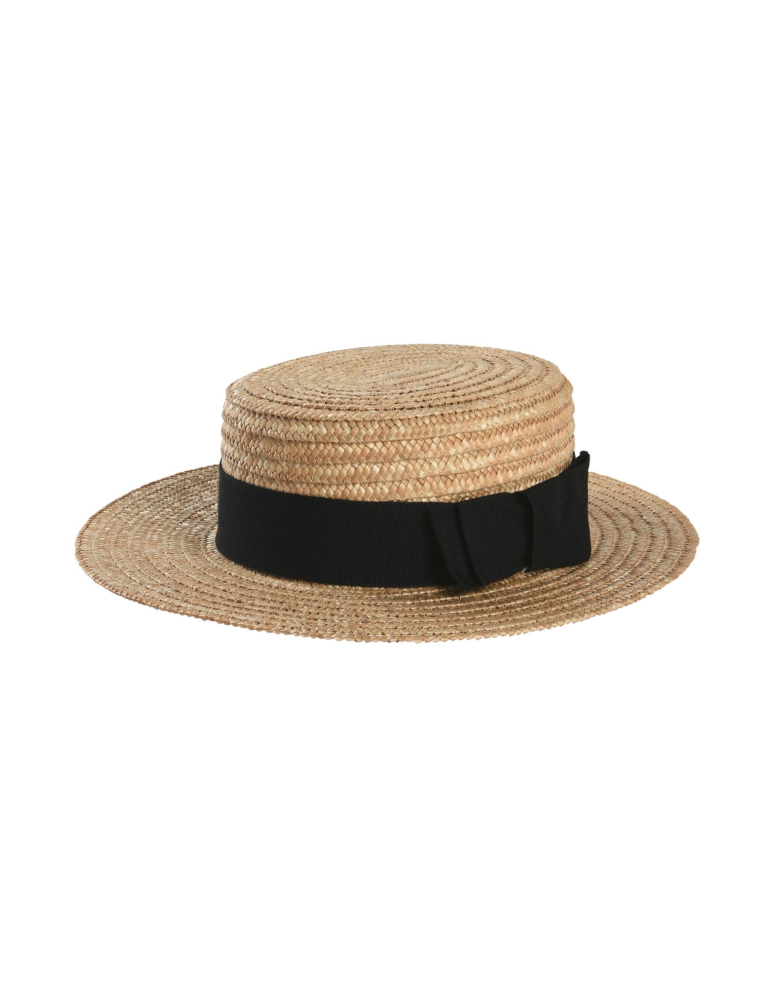 《送料無料》HELENE BERMAN London レディース 帽子 ベージュ 57 ストロー 100% STRAW BOATER