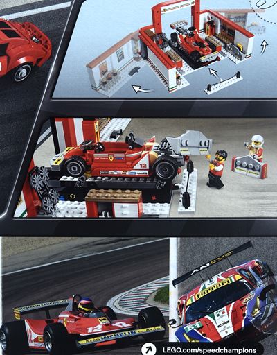 Scuderia Ferrari Online Store - LEGO® Speed Champions Ferrari Garage - Building Sets