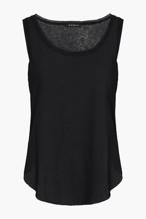 KORAL VITAL COTTON AND TENCEL-BLEND JERSEY TANK,3074457345618735412