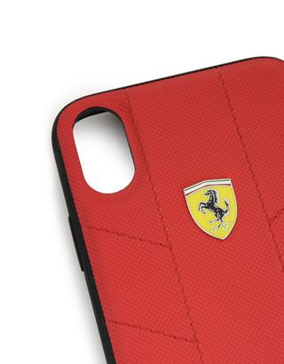 Scuderia Ferrari Online Store - Soft faux leather case for iPhone X - Cover&Other Small Leather Good