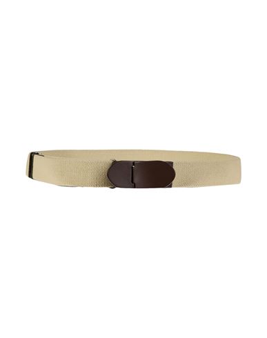 Tod's Man Belt Beige Size 43 Soft Leather, Textile Fibers