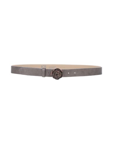 Ice Iceberg Woman Belt Light Brown Size 39.5 Soft Leather In Gray