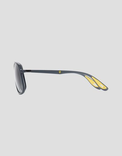 Scuderia Ferrari Online Store - Ray-Ban x Scuderia Ferrari 0RB4308M gray sunglasses - Sunglasses