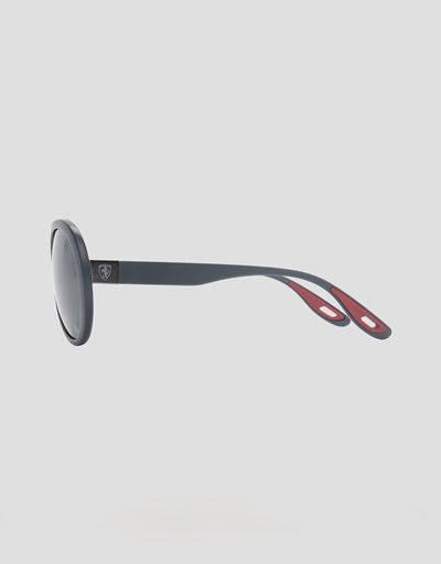 Scuderia Ferrari Online Store - Ray-Ban x Scuderia Ferrari 0RB4310M gray sunglasses - Sunglasses