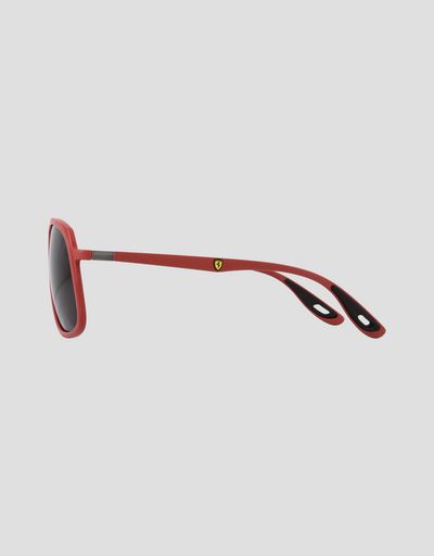 Scuderia Ferrari Online Store - Ray-Ban x Scuderia Ferrari 0RB4308M red sunglasses - Sunglasses
