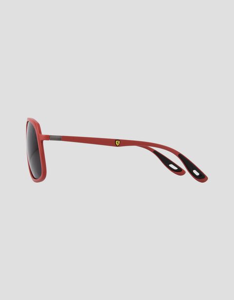 Scuderia Ferrari Online Store - Ray-Ban x Scuderia Ferrari 0RB4308M red sunglasses - Sunglasses