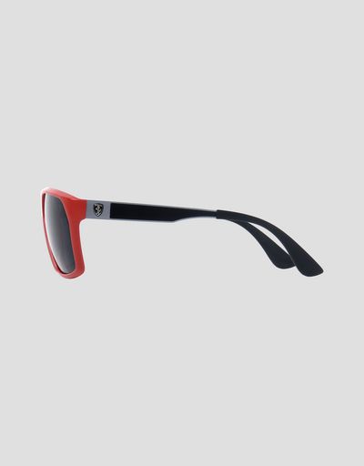 Scuderia Ferrari Online Store - Ray-Ban x Scuderia Ferrari 0RB4309M red sunglasses - Sunglasses