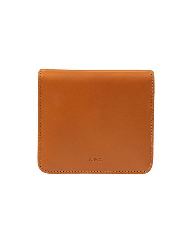 Apc A. P.c. Man Wallet Camel Size - Soft Leather In Brown