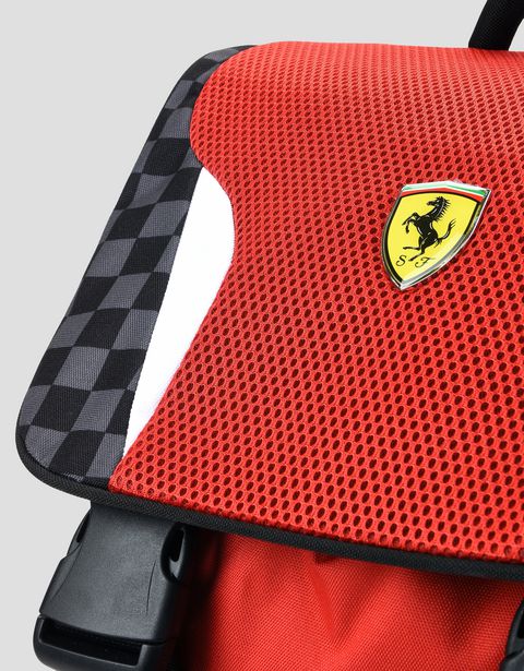 Scuderia Ferrari Online Store - Scuderia Ferrari expandable backpack with complimentary toy car - School Bags