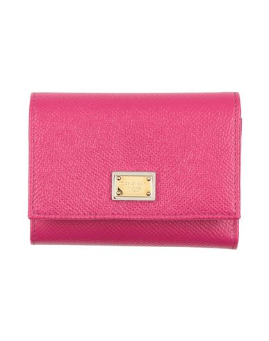 Dolce & Gabbana Woman Wallet Magenta Size - Calfskin