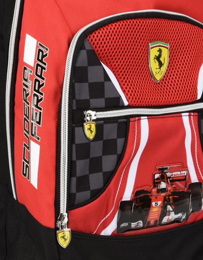 Scuderia Ferrari Online Store - Zaino organizzato Scuderia Ferrari - Zaini Scuola