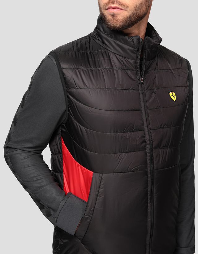 Scuderia Ferrari Online Store - Men’s padded gilet - Vests