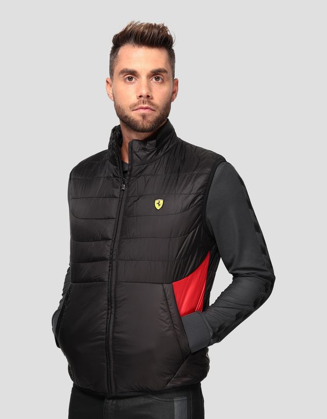 Scuderia Ferrari Online Store - Men’s padded gilet - Vests