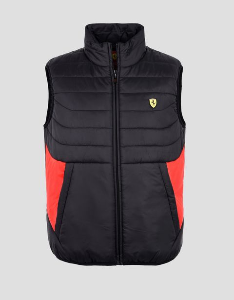 Scuderia Ferrari Online Store - Men’s padded gilet - Vests