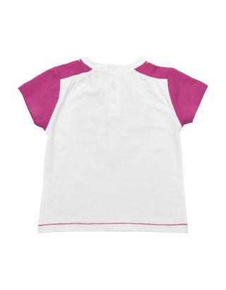 Scuderia Ferrari Online Store - Zweifarbiges Baby-Kurzarm-T-Shirt - Kurzärmelige T-Shirts