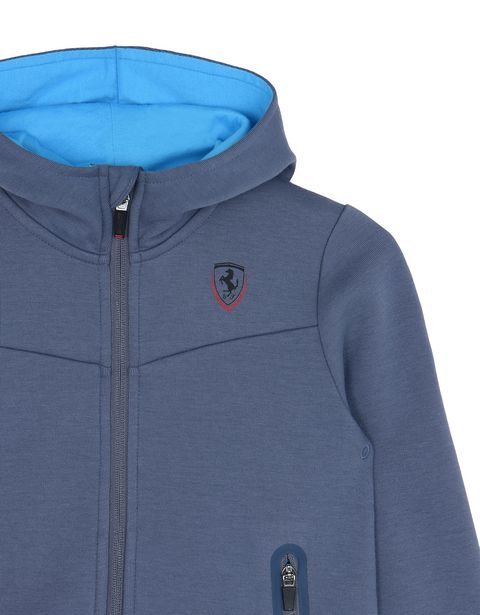 Scuderia Ferrari Online Store - Women’s T-shirt with laminated print - Zip Hood Sweaters