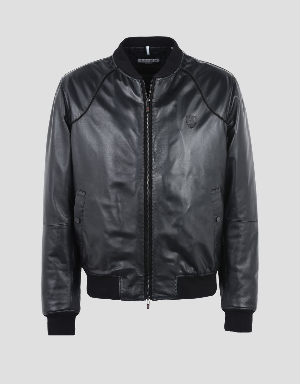 puma ferrari leather jacket mens