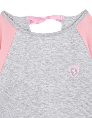 Scuderia Ferrari Online Store - Girls’ jacquard sweatshirt - Crew Neck Jumpers