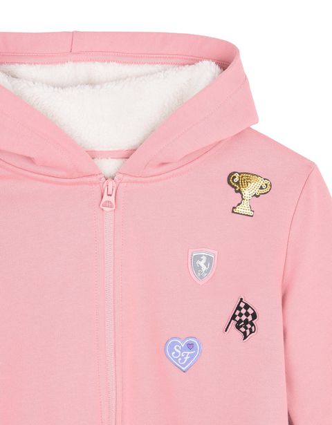 Scuderia Ferrari Online Store - Girls' heavy sweatshirt - Zip Hood Sweaters