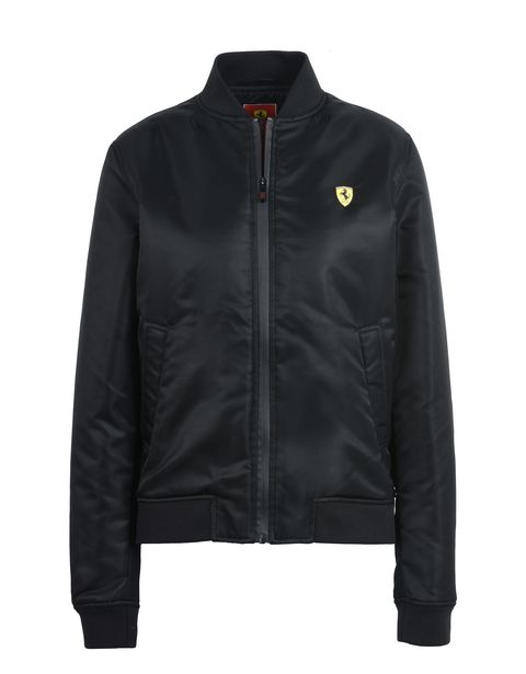 Scuderia Ferrari Online Store - Women's bomber jacket with zippers - Bombers & Track Jackets
