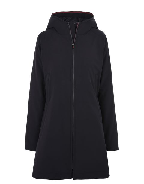 Scuderia Ferrari Online Store - Hooded and padded women's jacket - Parkas