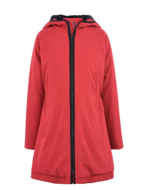 Scuderia Ferrari Online Store - Women's padded jacket with hood - Parkas