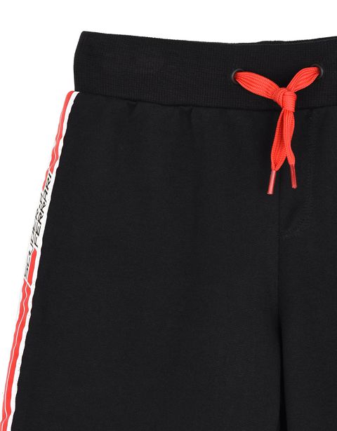 Scuderia Ferrari Online Store - Children's shorts with <i>Icon Tape</i> - Joggers