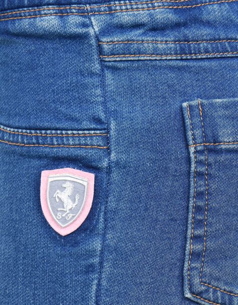 Scuderia Ferrari Online Store - Girls' jeggings with Shield - Tights & Yoga Pants