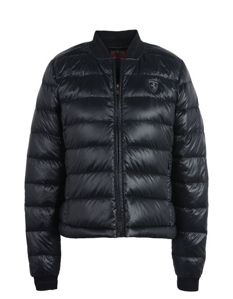 Scuderia Ferrari Online Store - Beauty case in hammered leather - Down Jackets