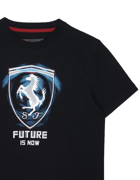 Scuderia Ferrari Online Store - "Future is now" children's T-shirt - Short Sleeve T-Shirts