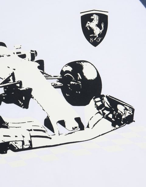 Scuderia Ferrari Online Store - Children's glow-in-the-dark T-shirt - Short Sleeve T-Shirts