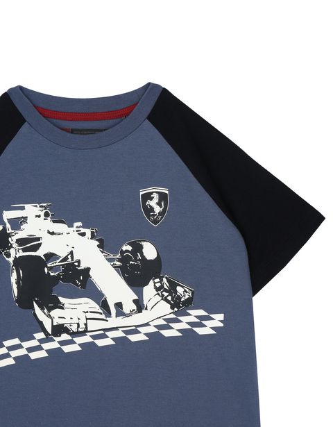 Scuderia Ferrari Online Store - Children’s T-shirt with glow-in-the-dark print - Short Sleeve T-Shirts