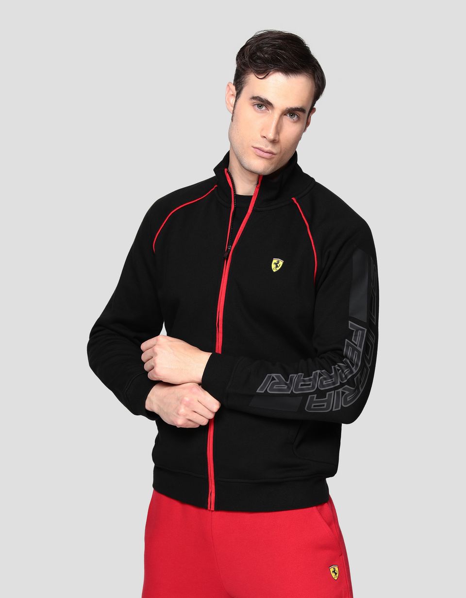 Ferrari Men's zippered sweatshirt Man | Scuderia Ferrari Official Store