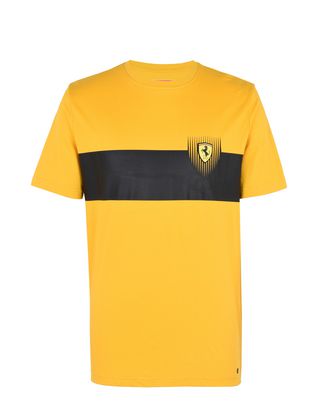 Scuderia Ferrari Online Store - Men’s cotton T-shirt with print - Short Sleeve T-Shirts