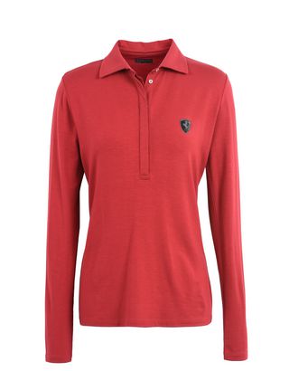 Scuderia Ferrari Online Store - Polo à manches longues pour femme - Polos à manches longues
