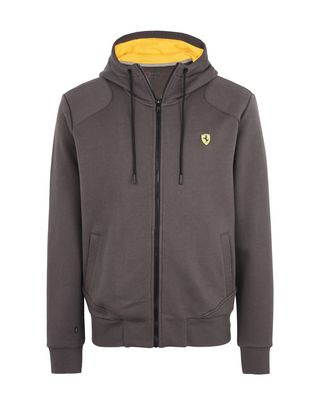 Scuderia Ferrari Online Store - Men’s sweatshirt with hood - Zip Hood Jumpers