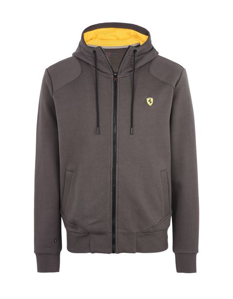 Scuderia Ferrari Online Store - Men’s sweatshirt with hood - Zip Hood Jumpers