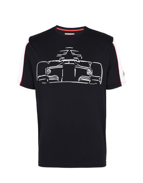 Scuderia Ferrari Online Store - Men's printed cotton T-shirt - Short Sleeve T-Shirts