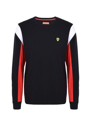 Scuderia Ferrari Online Store - Camiseta para hombre de manga larga y punto elástico - Camisetas ML