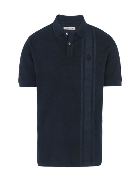 Scuderia Ferrari Online Store - Short-sleeved printed polo shirt - Short Sleeve Polos