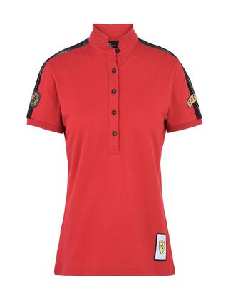 Scuderia Ferrari Online Store - Paddock collection women’s polo shirt - Short Sleeve Polos