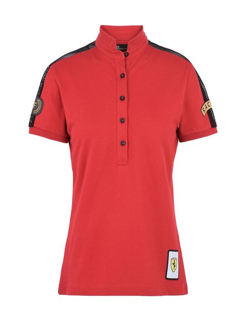 Scuderia Ferrari Online Store - Paddock collection women’s polo shirt - Short Sleeve Polos